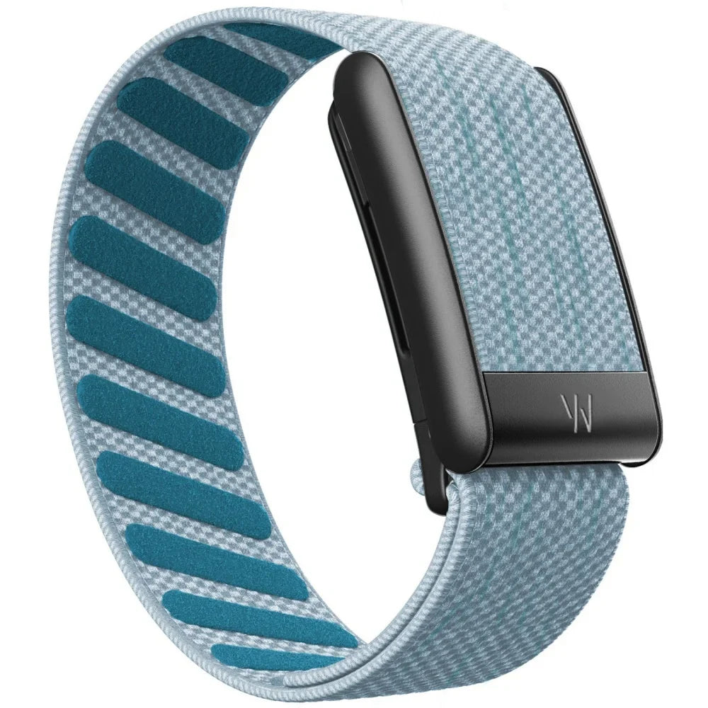 Whoop 5.0 Compatible Nylon Wristband - Black, Silver & Gold Woven Elastic Sports Replacement Strap