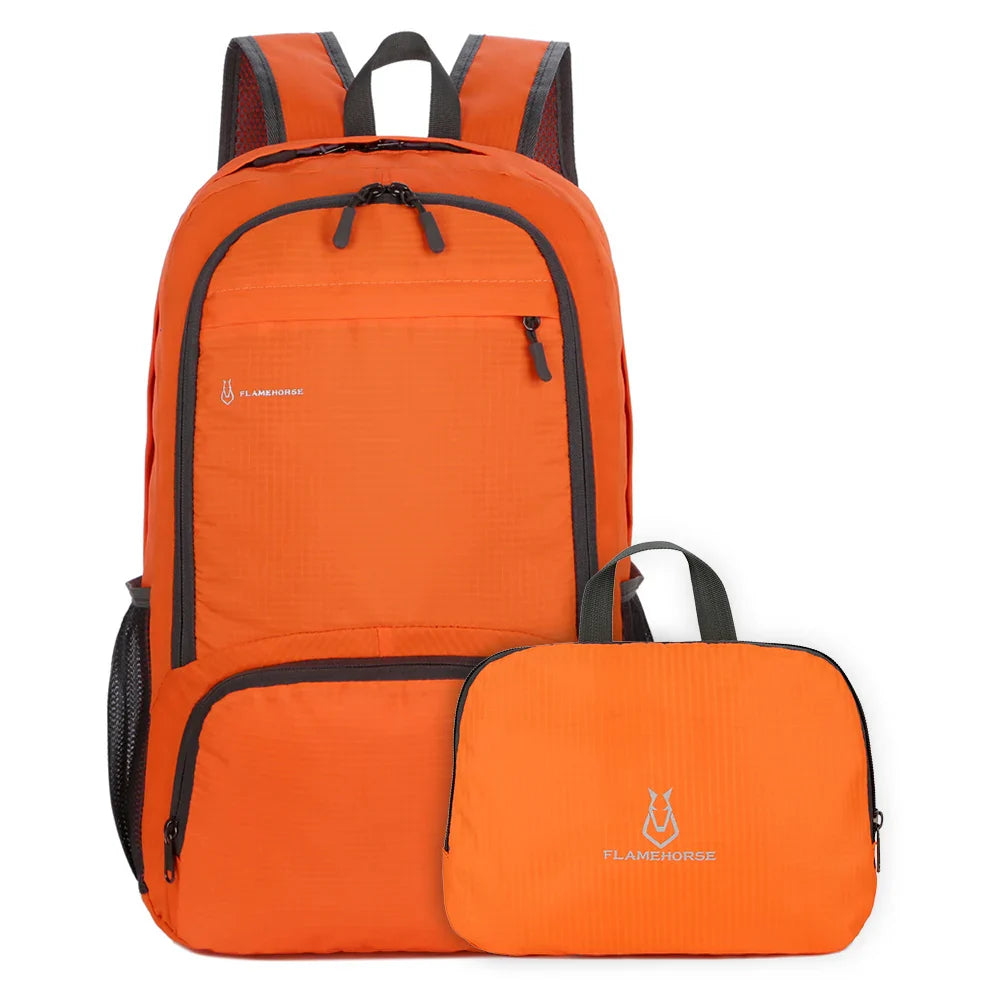 Lightweight Foldable Backpack - Waterproof Packable Daypack for Men & Women, Outdoor Travel, Hiking, Cycling & Camping Shoulder Bag