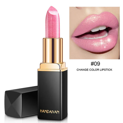 Handaiyan 9 Colors Lipstick – Glitter, Matte, Velvet, Nude, Shimmer, Sexy Red, Long-Lasting, Waterproof Professional Makeup