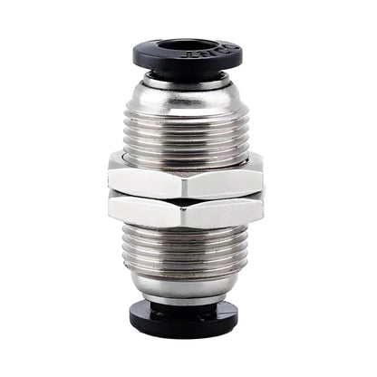 High Quality Pneumatic Air Tube Quick Connector Fitting – Black PU/PE/NY Pipe Fittings 3–16mm Industrial Hose Adapter Set