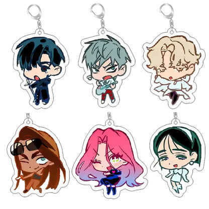 Popular Anime Alien Stage Chibi Keychains – Luka, Ivan, Till, Mizi, Hyuna & Sua Fan Gift Bag Accessories