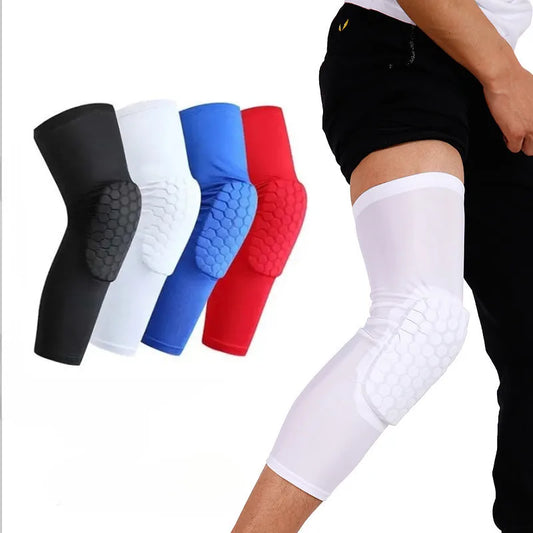 Sports Knee Pads Compression Brace – Knee Support Protector for Volleyball, Basketball, Gym Training, and Soccer Shin Guards