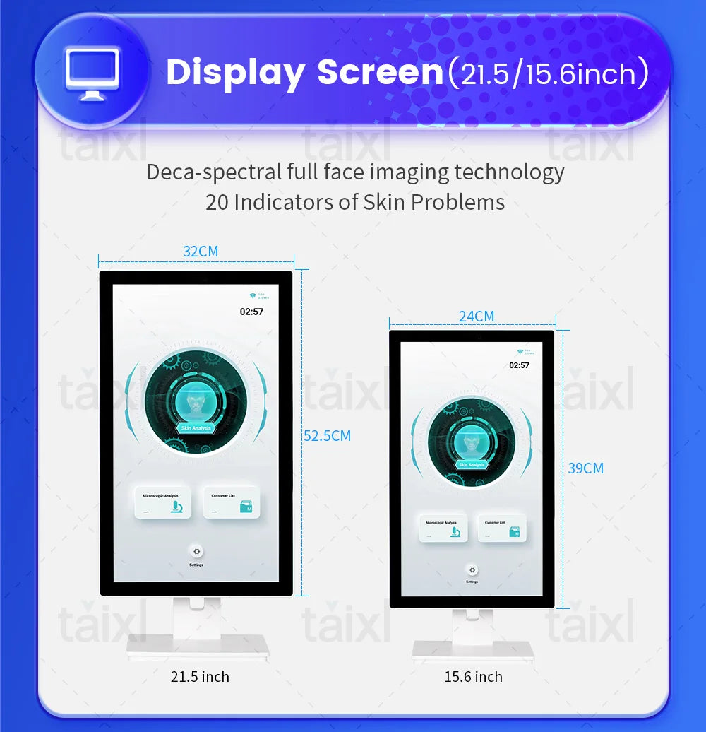 3D AI Facial Skin Analyzer — Professional 8-Spectrum Device for Skin Analysis and Problem Detection