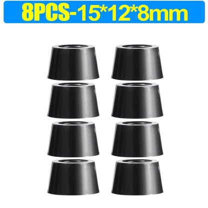 8/80pcs Rubber Furniture Pads - Non-Slip Floor Protectors & Chair Leg Bumper Gaskets for Tables and Cutting Boards