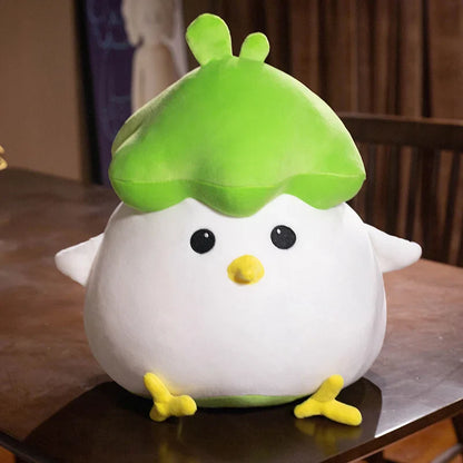 Chicken & Leg Plush Toy — Soft Gingerbread Chicken Doll for Kids & Birthday Gifts