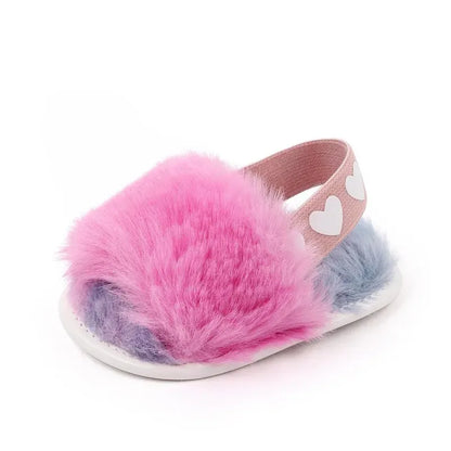 Meckior Baby Walking Shoes — Breathable Soft Sandals for Girls, Color Block Garden Shoes 0-18M