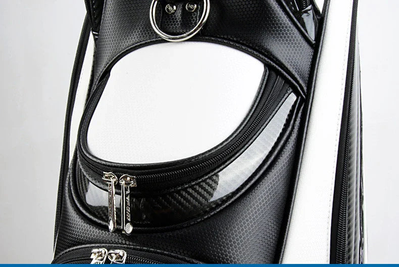 PGM Men's Golf Bag QB034 – PU Waterproof Large Capacity Standard Bag for 14 Golf Clubs