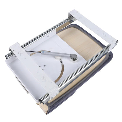 Foldable Cabinet-Mount Ironing Board | Sturdy Metal Frame 80x29.5cm Gray