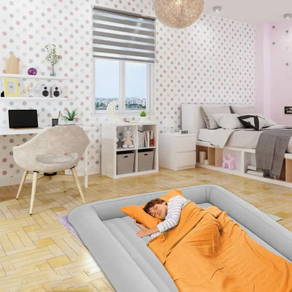 Baby Inflatable Travel Bed – Folding Air Mattress for Car, Plane, Train & Outdoor Travel