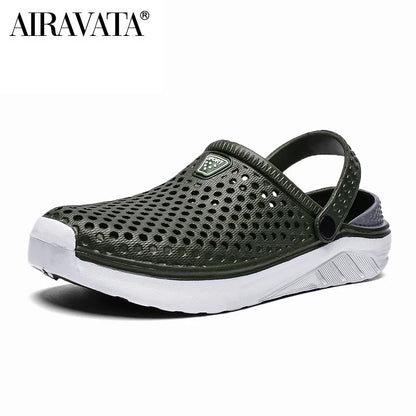 Unisex Fashion Beach Sandals – Waterproof Anti-Slip Flip Flops with Thick Sole for Men & Women
