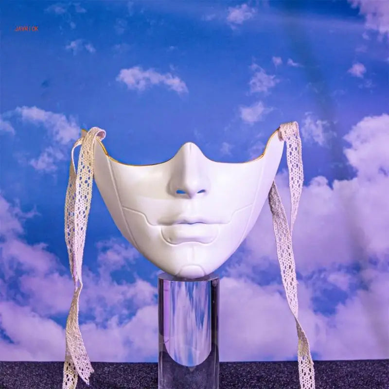 Adult Mechanical Half-Face Masquerade Mask — Cosplay & Halloween Dress-Up Prop for Men & Women Gift