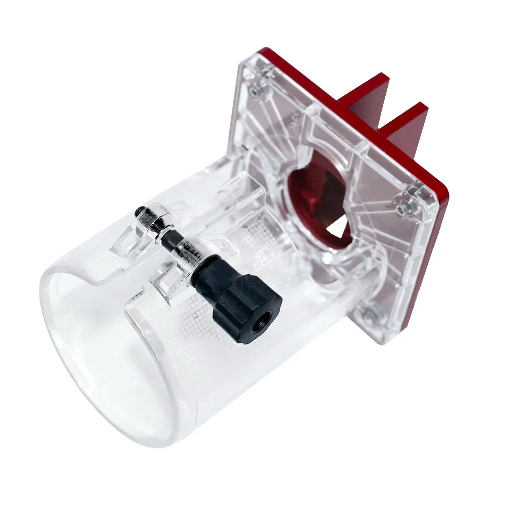 Slotting Guide Base for 65mm Trimming Machine – 2-in-1 Furniture Concealed Connector & Buckle Fastener (Wood Milling Base)