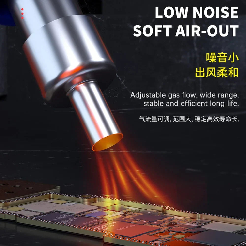 MECHANIC 957DW Soldering & Desoldering Station – Dual-Scroll Hot Air Rework Tool for PCB Mainboard and Tin Soldering