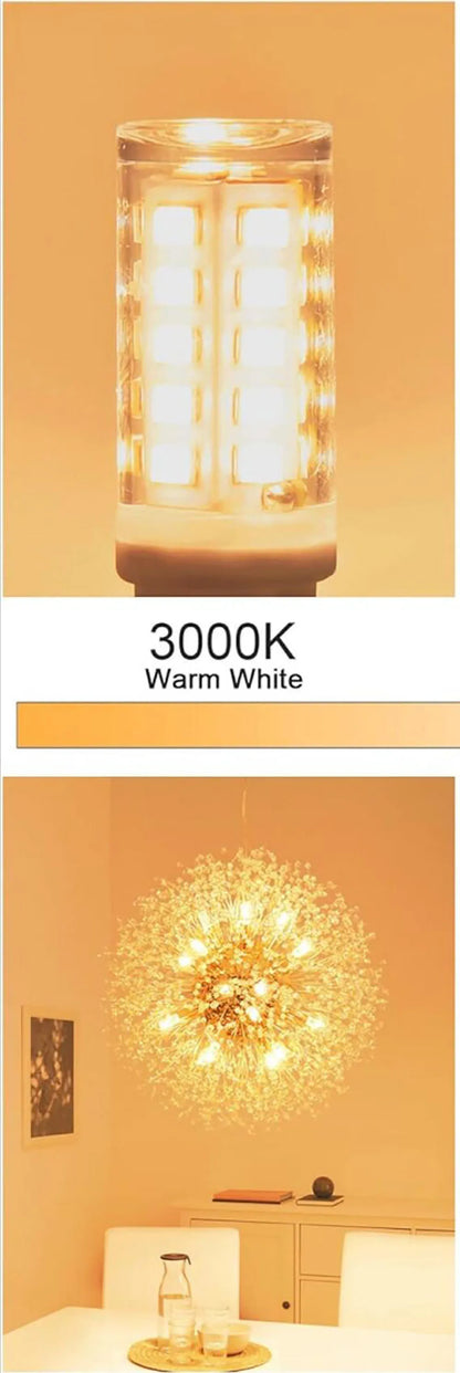 G9 LED Corn Light Bulb AC 220V – 7W/9W/12W/15W/18W SMD 2835 Energy Saving Halogen Replacement Lamp for Home Lighting