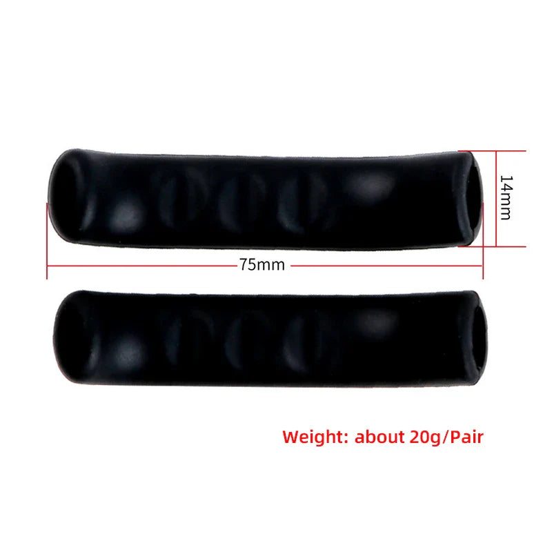 MEROCA 1Pair Silicone Bike Brake Lever Grips: Protective Handle Covers for Bicycle Brake Levers - Bicycle Accessories