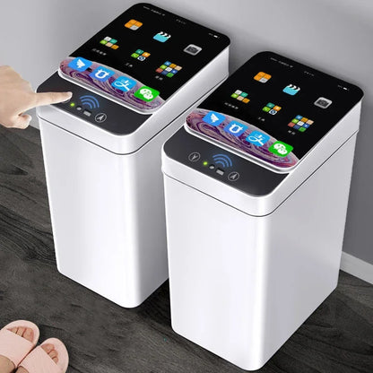 12L Smart Sensor Trash Can - Automatic Touchless Waste Bin with USB Charging for Kitchen & Home
