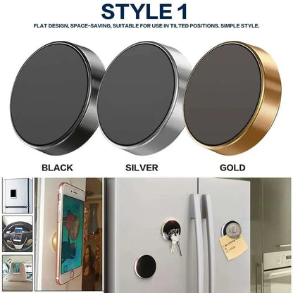 Universal Magnetic Car Phone Holder — Dashboard & Wall Mount Stand for iPhone, Xiaomi, Huawei, Samsung