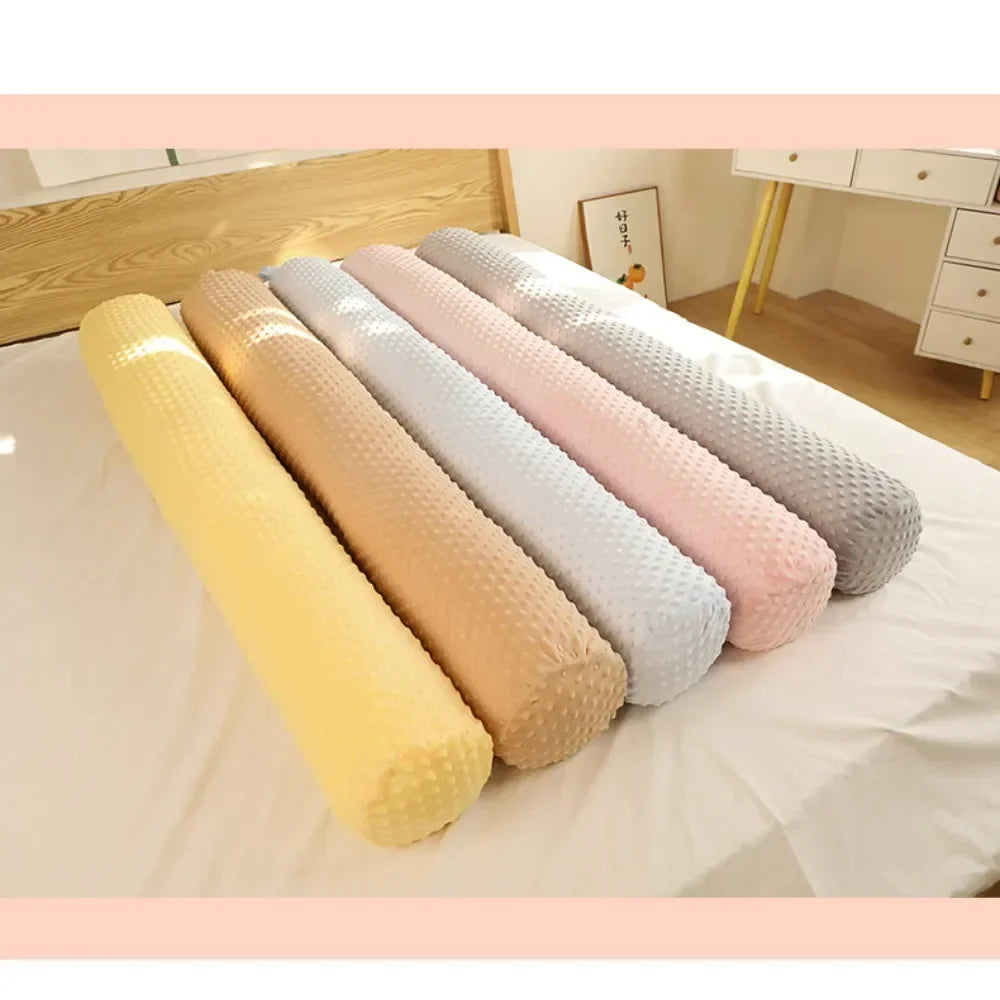 Cylindrical Throw Pillow – Soft Body Pillow for Side Sleeping & Pregnancy, Detachable & Washable Leg Gripper Pillow
