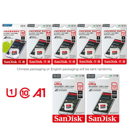 Ultra Micro TF SD Card — 32GB 64GB 128GB 256GB Mini SD Flash Memory Card for Phone