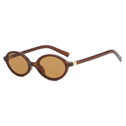 Trendy Small Retro Oval Sunglasses — Vintage Steampunk Round Shades for Women, Fashion UV400 Eyewear