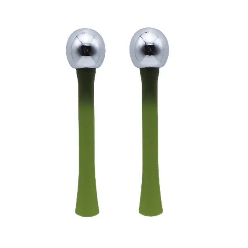 Gold Alloy Eye Massage Roller & Cream Applicator – Anti-Wrinkle Dark Circle Facial Massager