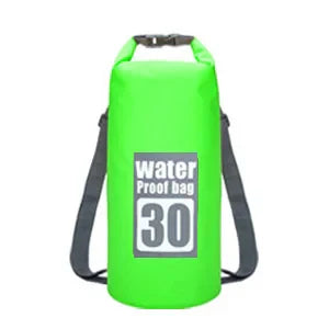 Outdoor PVC Waterproof Dry Bag – 5L/10L/15L/20L/30L Storage Sack for Canoe, Kayak, Rafting, Swimming & Travel