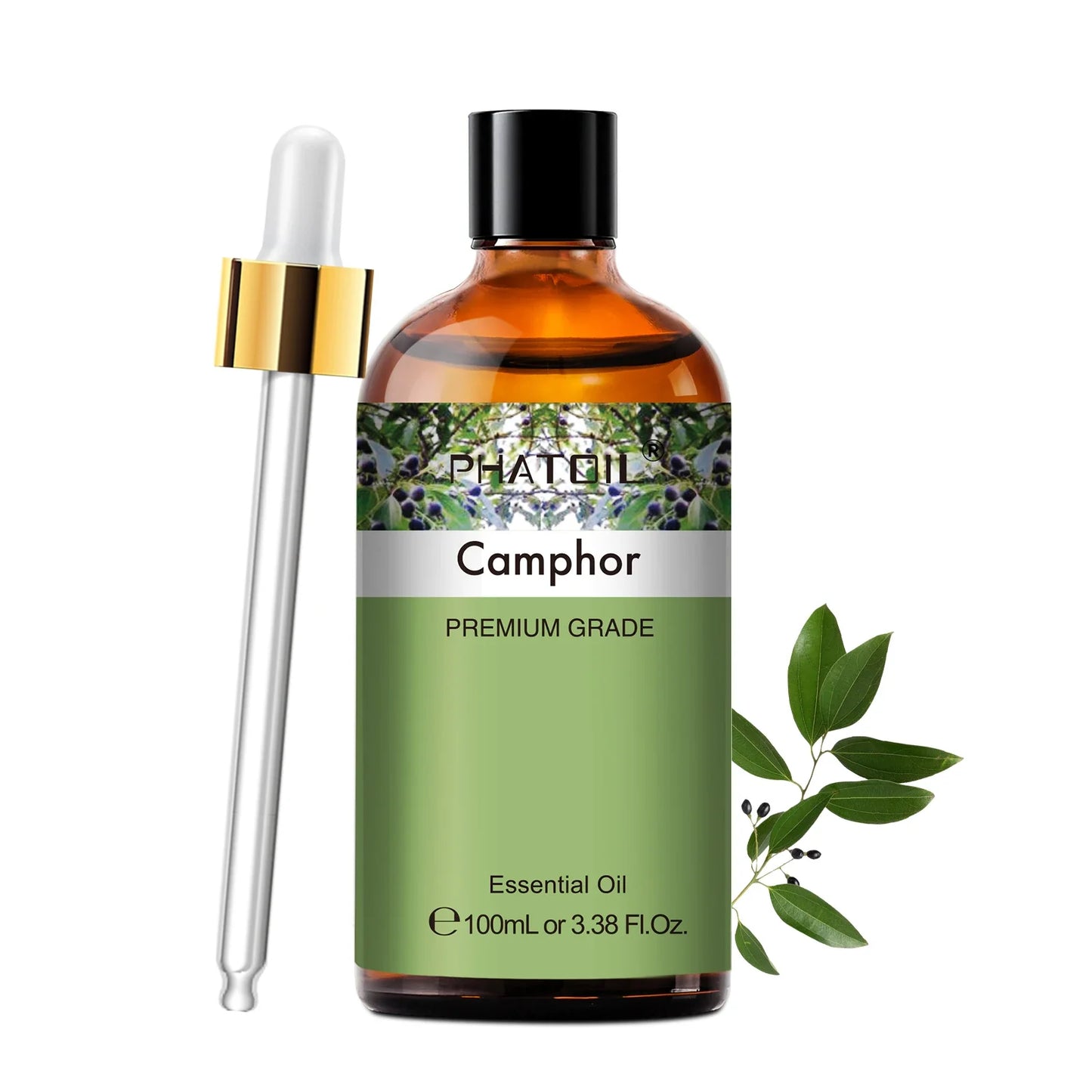 PHATOIL 100ml Aromatherapy Essential Oil Set – Lavender, Rose, Vanilla, Eucalyptus, Sandalwood & Pine Needles for Diffusers & Candle Making