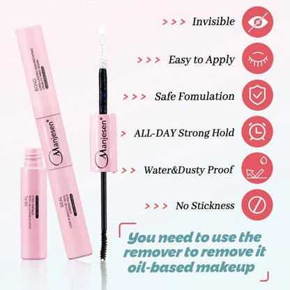 200 PCS Eyelash Clusters Kit – Lash Bond & Seal, DIY Lash Extension Tools & Glue Accessories