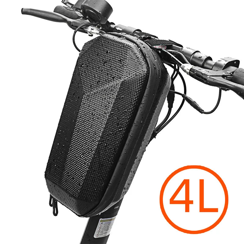 Premium EVA Hardshell Electric Scooter Bag - Waterproof, Front-Mounted, Secure-Fit, Ideal for Commuters and Adventurers