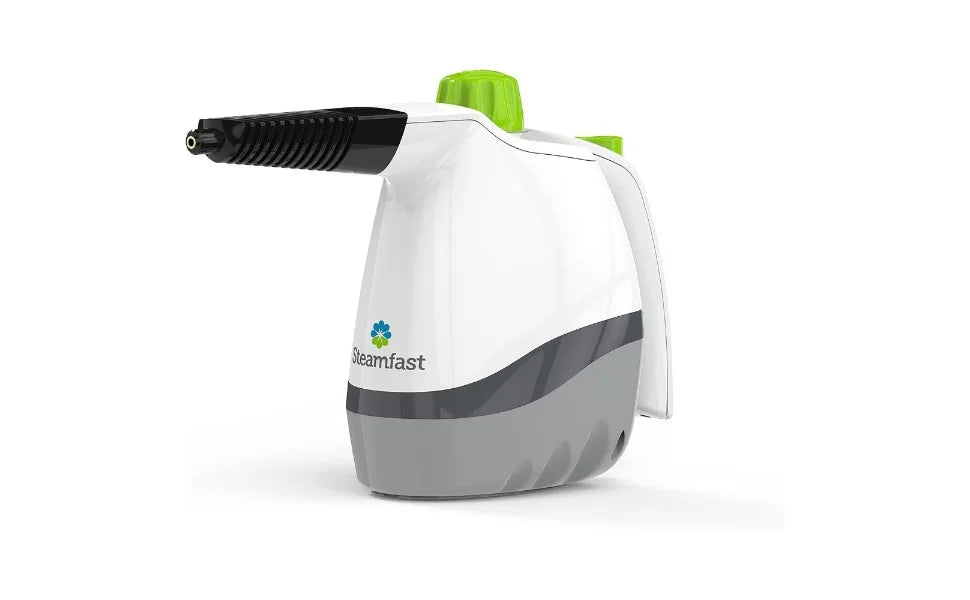 Handheld Steam Cleaner – 6 Accessories Included, Quick Heat-Up, Removes Dirt, Grime & Grease, White