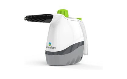 Handheld Steam Cleaner – 6 Accessories Included, Quick Heat-Up, Removes Dirt, Grime & Grease, White