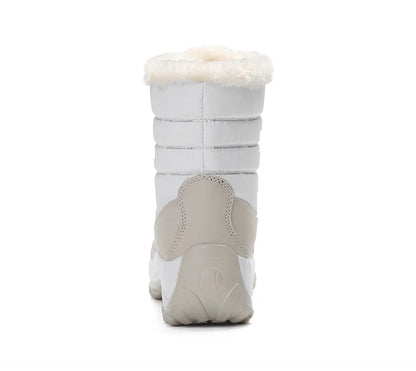 Women’s Snow Boots — Non-Slip Waterproof Fur-Lined Platform Ankle & Thigh-High Winter Boots with Wedges