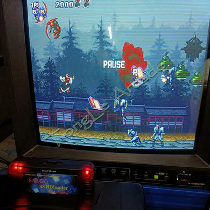 2025 V0.7 SAROO SS HDLoader Game Cartridge — SD/TF Card Support for Sega Saturn, Play Without CD