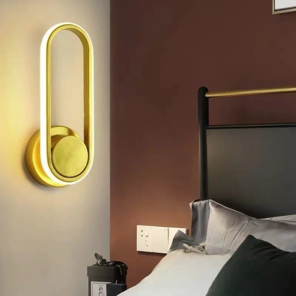 Modern Rotatable LED Wall Light - Indoor Wall Sconce for Bedroom, Stairway, Living Room and Dining Room