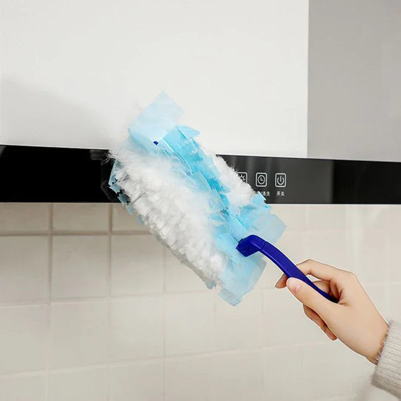 Replacement Microfiber Duster Heads – 10-60pcs Disposable Short Dusters for Home & Office Cleaning, Blinds & Surfaces