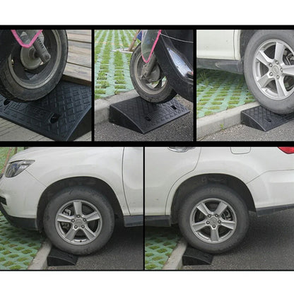 Plastic Non-Slip Curb Ramp – 30mm Threshold Ramp for Cars, Bicycles & Wheelchairs, Smooth Uphill Transition Access Ramp