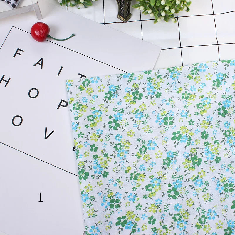 Printed Cotton Fabric Squares 25×25cm — Sewing, Quilting, Patchwork & DIY Handmade Craft Material