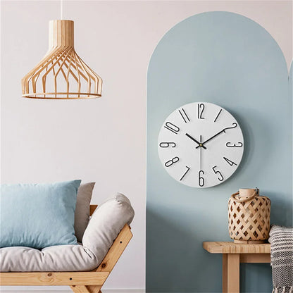 3D Digital Wall Clock – Simple Creative Household Dial, Fashion Decorative 12-Inch (30CM) Clock for Living Room