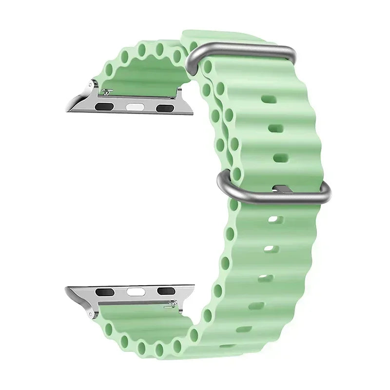 Strap for Apple Watch Ultra Band – 49mm, 44mm, 45mm, 41mm, 40mm, 38mm, 1:1 Original Ocean Belt for iWatch Series 9, 8, 7, SE Bands