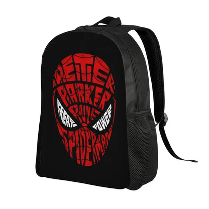 Custom Spider-Man Web Backpack – Water-Resistant School & College Bag for Men and Women
