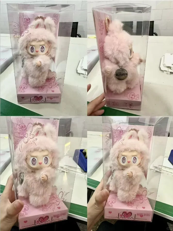Pink Labubu Mokoko Series Spring Flower Doll – 1:1 High-Quality Replica Sweetheart Edition | Kawaii Pendant Decoration Gift