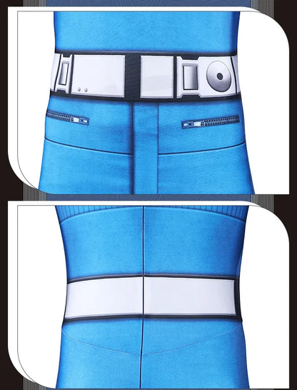 Fantastic Four Thing & Reed Richards Cosplay Costume – Blue Invisible Man Jumpsuit for Halloween & Superhero Events