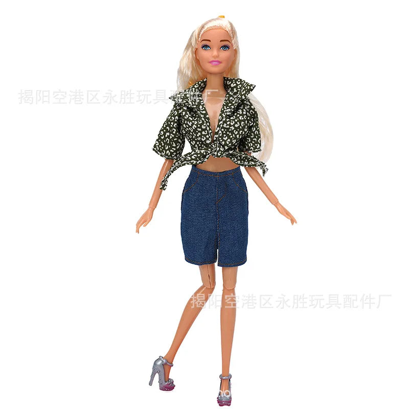 New Doll Clothes for 30cm Barbie – BJD Doll Outfit Accessories for Girls DIY Toy