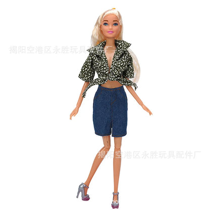New Doll Clothes for 30cm Barbie – BJD Doll Outfit Accessories for Girls DIY Toy