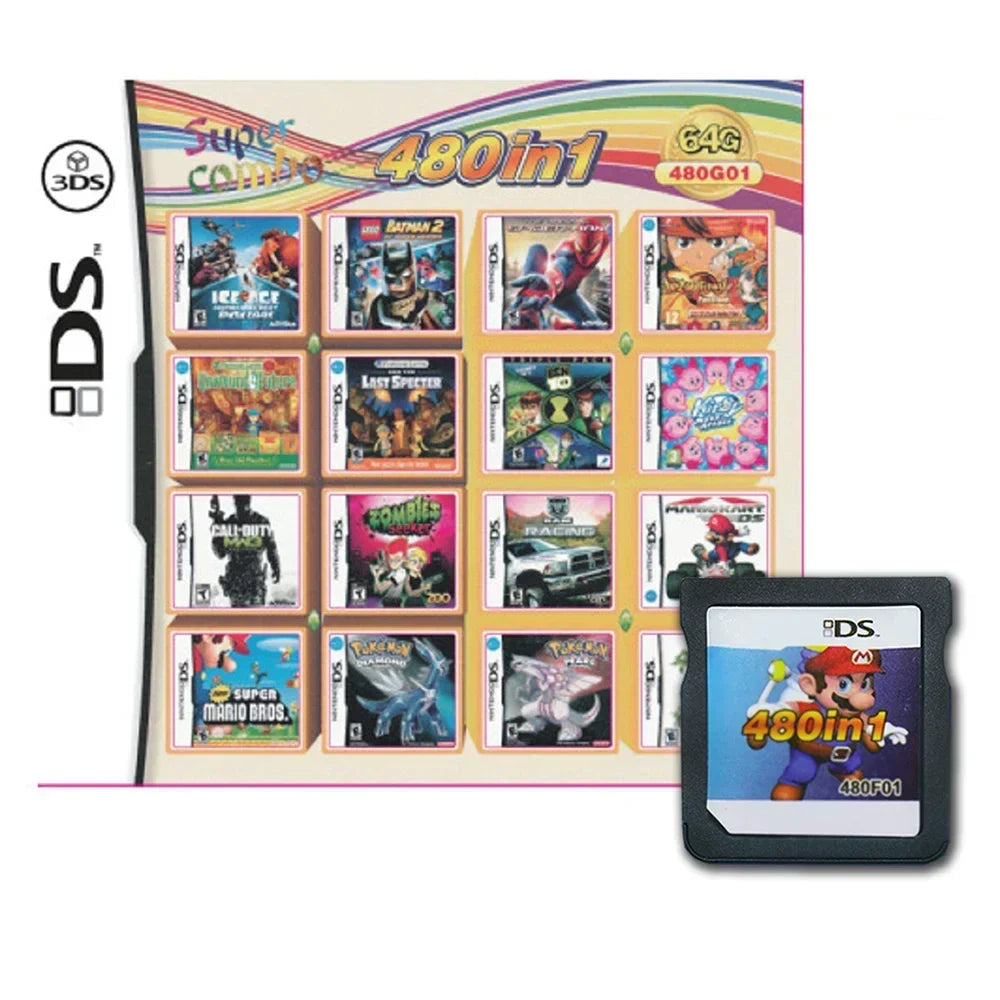 4300-in-1 Compilation DS/NDS/3DS/NDSL Game Cartridge – R4 Video Game Handheld Player