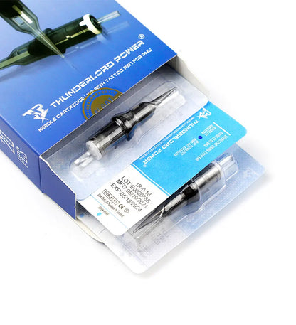 Thunderlord 20PCS 1R Tattoo Needle Cartridges – Round Liner with Membrane System for Permanent Makeup & Universal Machines