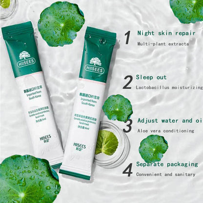 30pcs Centella Collagen Sleeping Facial Masks – Anti-Wrinkle, Anti-Aging & Moisturizing Korean Skincare
