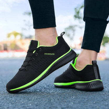 Men’s Fashion Knit Running & Walking Shoes | Breathable Athletic Sneakers | Lightweight Casual Gym Footwear