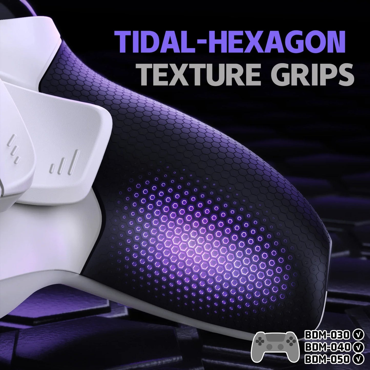 eXtremeRate RISE4 Plus MAX Back Button Kit – Remappable PS5 Controller Accessory with Clicky Trigger Stop & Rubberized Grip