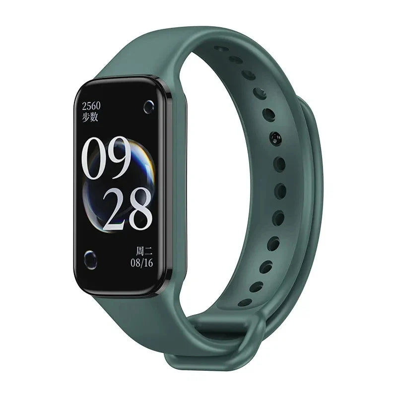 Replacement Silicone Strap for Redmi Smart Band 2 — Compatible with Xiaomi Smart Band 8, Adjustable Fitness Wristband